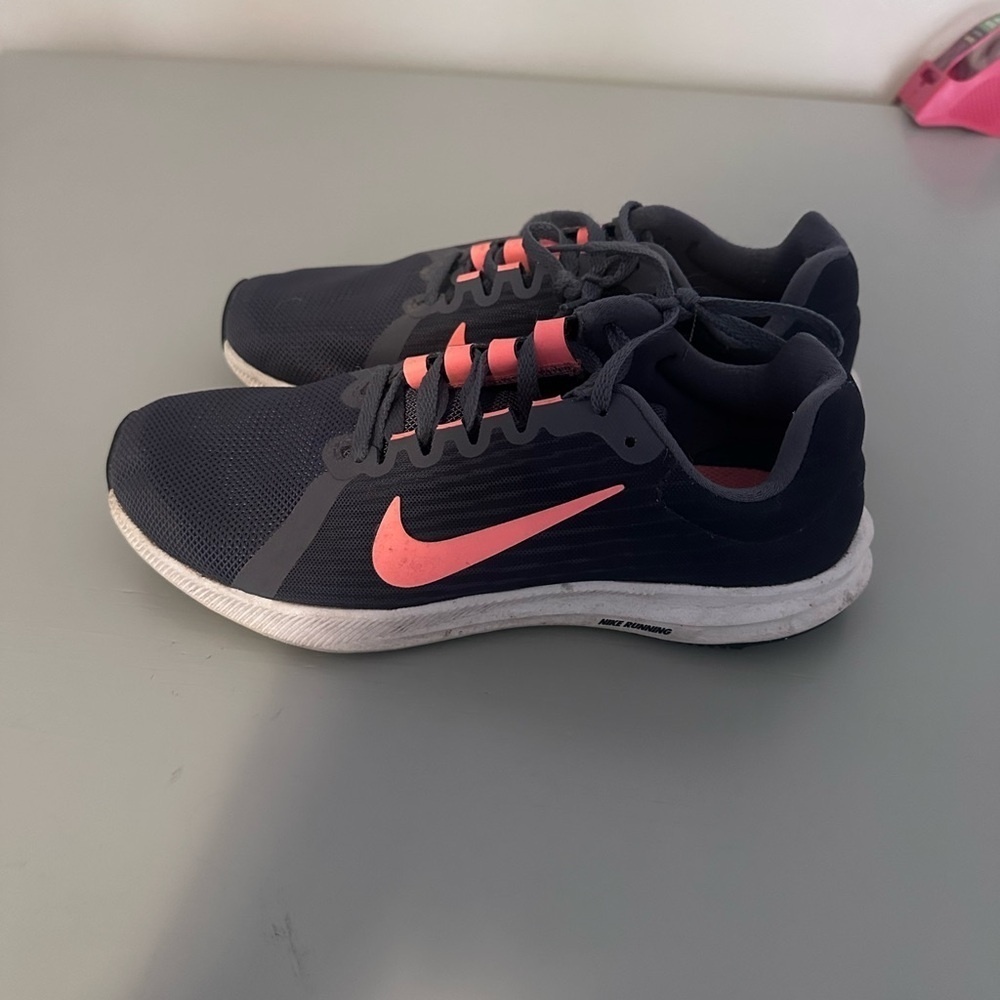 Nike Blue and Pink Athletic Shoes with Breathable Mesh